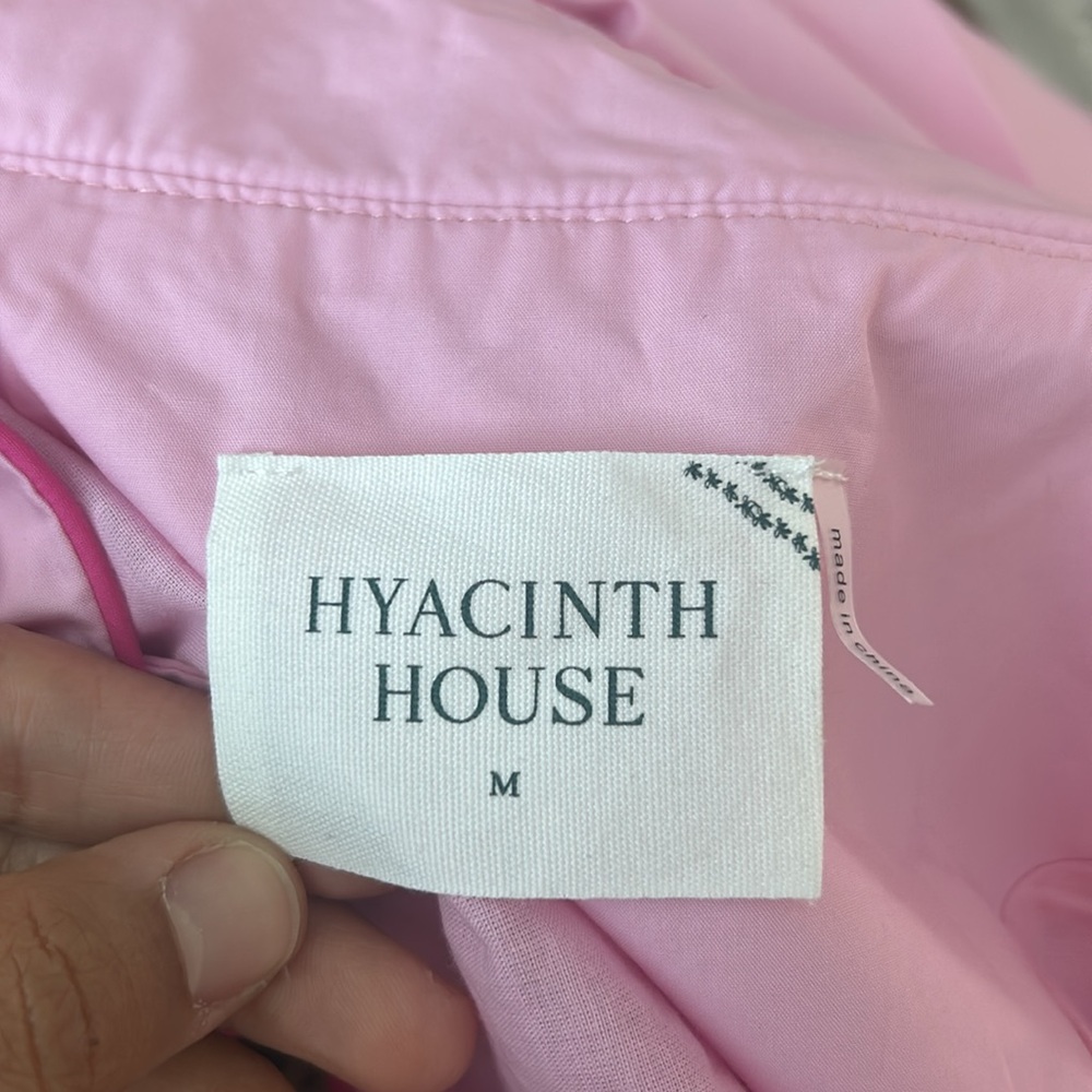 Tuckernuck Pink Resort Midi Dress with Bishop Sleeves and V-Neck - Picture 7 of 11
